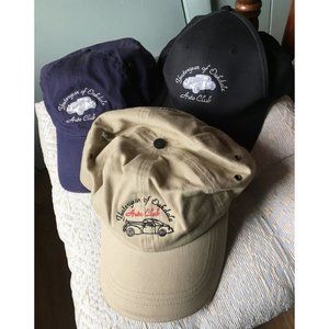 Men's Baseball Cap Yesteryear of Oakdale Auto Club Connecticut set of 3